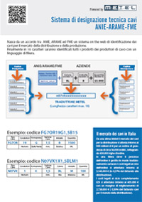 Scarica la brochure Servizio designazione tecnica cavi