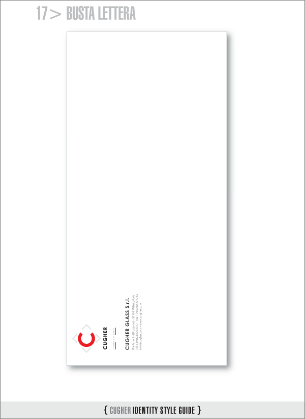 Cugher_Identity_Style_Guide_busta_lettera Layout busta per lettera