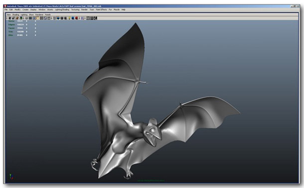 Screen shot modello 3D