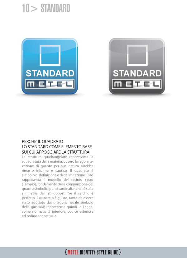 Metel Identity Style Guide - Logotipo standard Metel Identity Style Guide - Logotipo standard