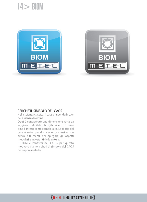 Metel Identity Style Guide - logotipo biom Metel Identity Style Guide - logotipo biom