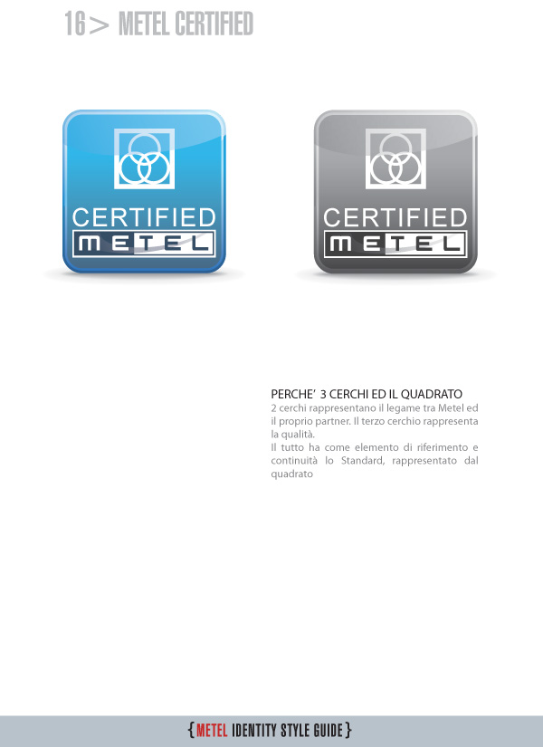 Metel Identity Style Guide - logotipo metel certified Metel Identity Style Guide - logotipo metel certified