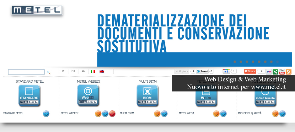Nuovo Sito Web Settore Elettrico Per Metel
