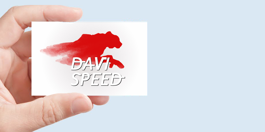 Idee e Soluzioni realizza logotipo pilota DaviSpeed