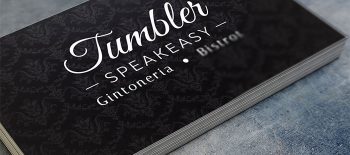Idee E Soluzioni Ha Realizzato Il Logotipo Del Tumbler Speakeasy, La Gintoneria Più Grande D'Italia