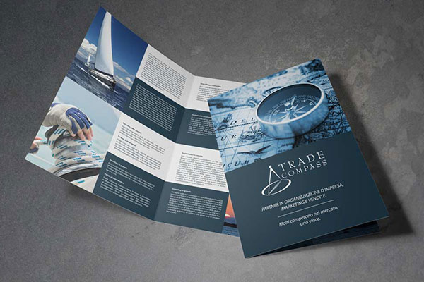 Brochure cartacea del cliente Trade Compass