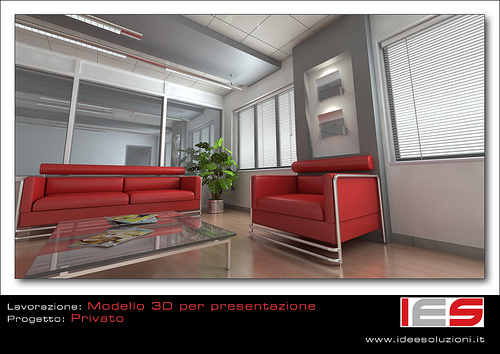 Modellazione 3D Per Interni