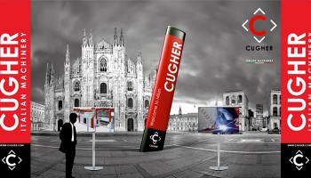 Idee E Soluzioni Progetto Grafico Stand CUGHER Per Fiera Vitrum 2015