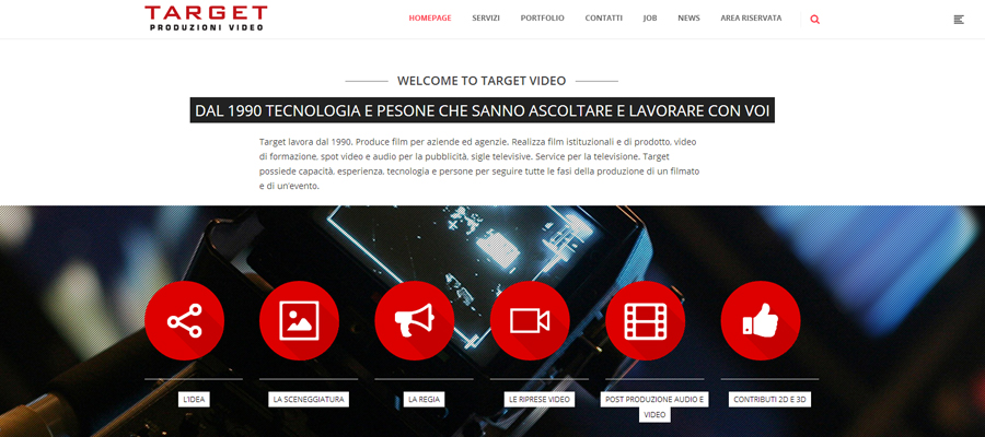 Idee e Soluzioni realizza Sito Target Video