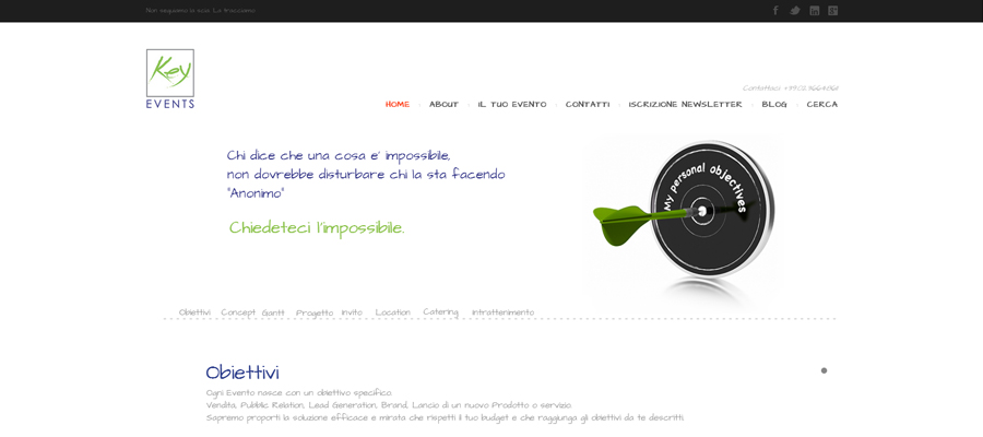 Idee e Soluzioni realizza Sito di Key Events