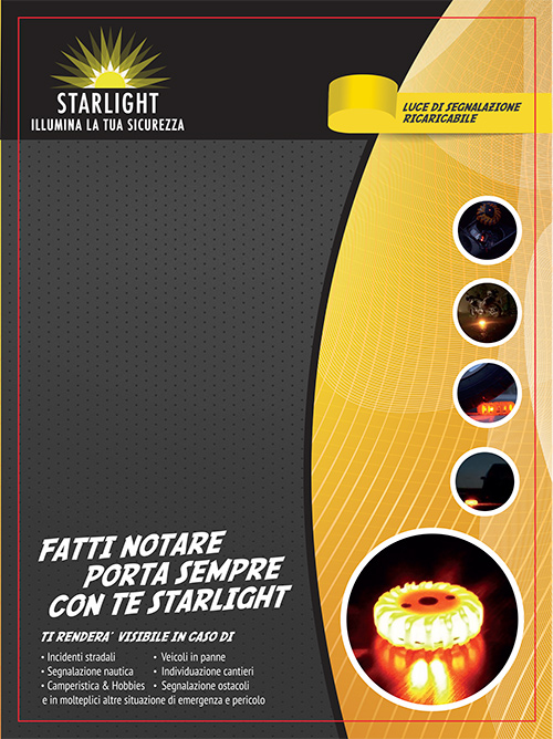 Packaging Starlight Ricaricabile Fronte