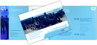 Progetto Grafico Brochure Invito Evento Metel 2013