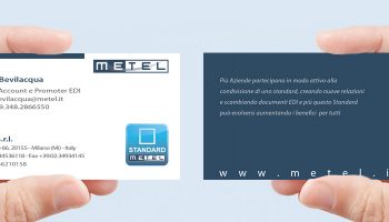 Progetto Grafico Biglietto Da Visita Metel