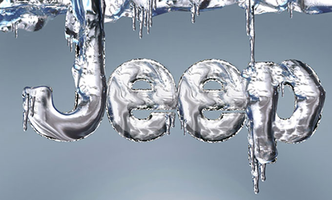 Modello 3D Del Logo Di JEEP Patriot Per Campagna Pubblicitaria