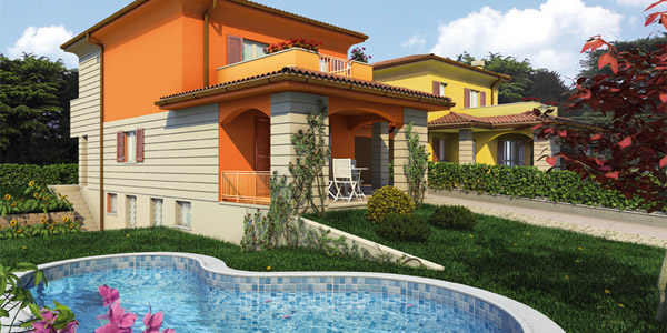 Modellazione 3D Nuovo Intervento Residenziale