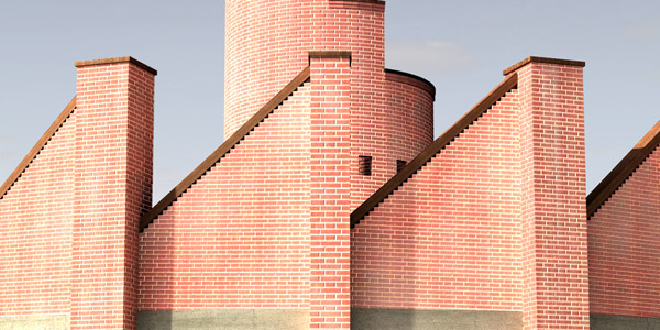 Modello 3D Per Complesso Immobiliare